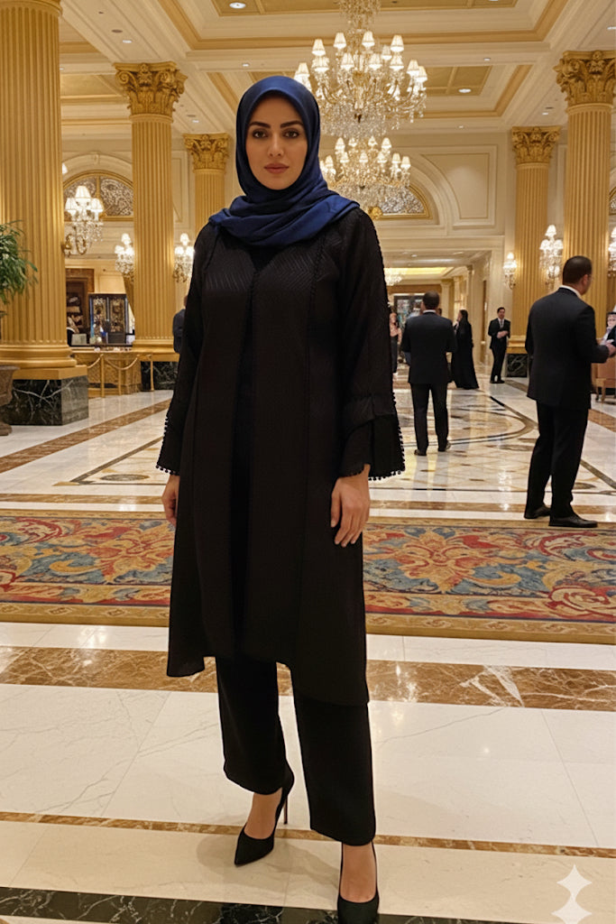 Long-Sleeved Cardigan, Lightweight and Wrinkle-Free