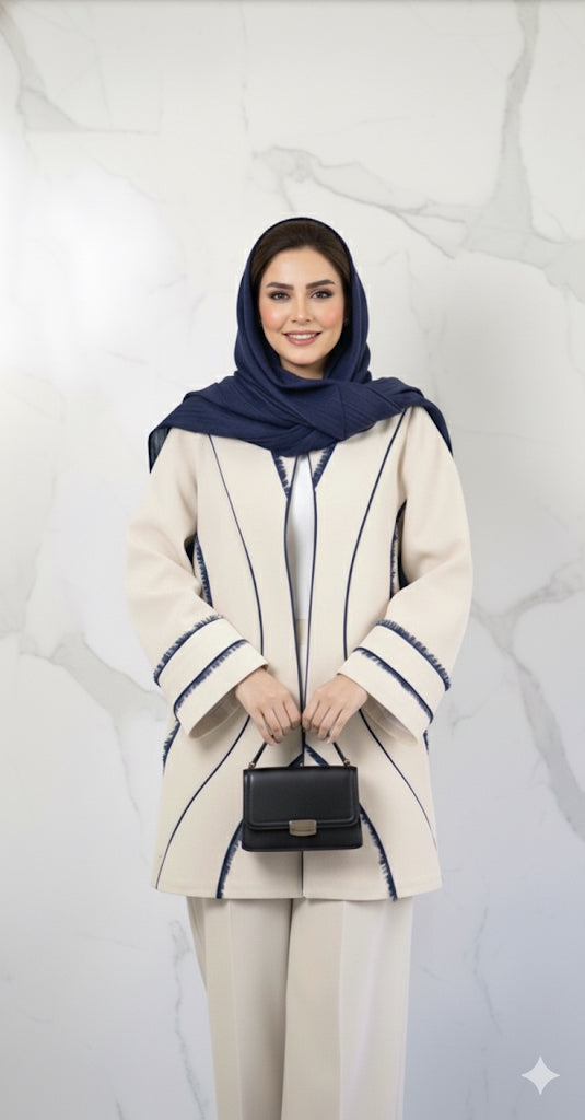 Long-Sleeved Cardigan, Lightweight and Wrinkle-Free