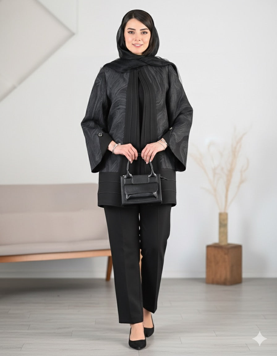 long sleeve shirt with decorative details