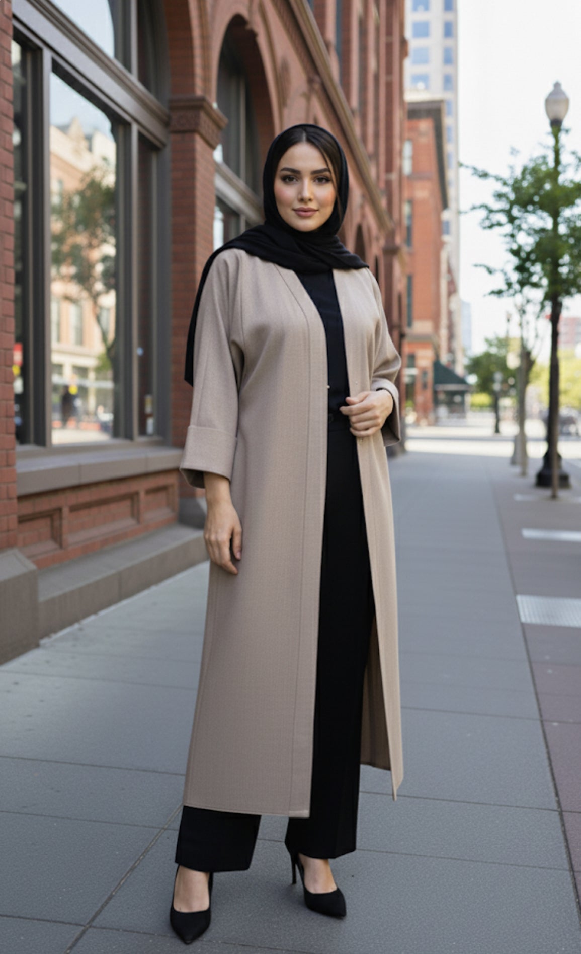long sleeved Cardigan, wrinkle Free
