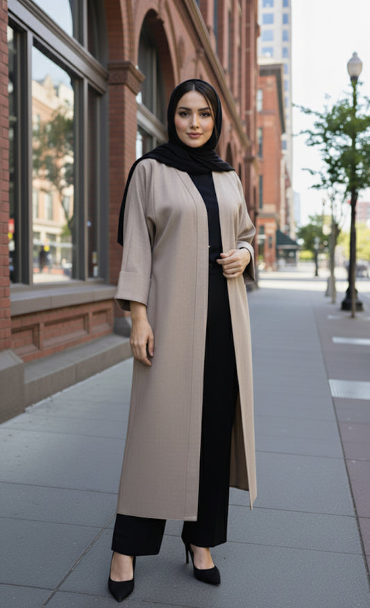 long sleeved Cardigan, wrinkle Free
