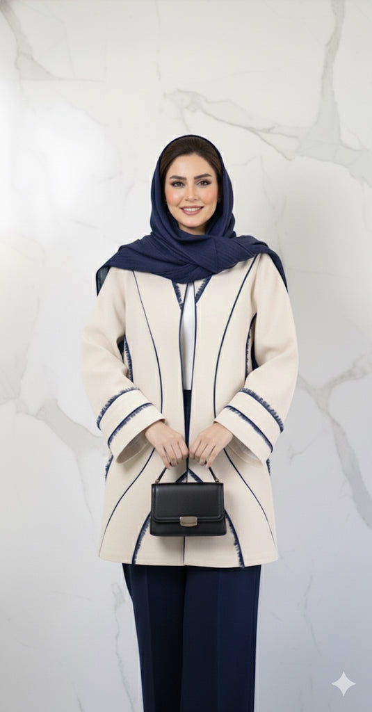 Long-Sleeved Cardigan, Lightweight and Wrinkle-Free